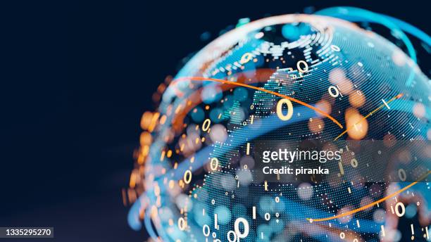 global connection - big data stockfoto's en -beelden