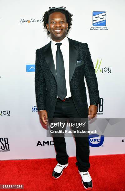 LaDainian Tomlinson attends the Harold and Carole Pump Foundation Gala at The Beverly Hilton on August 20, 2021 in Beverly Hills, California.