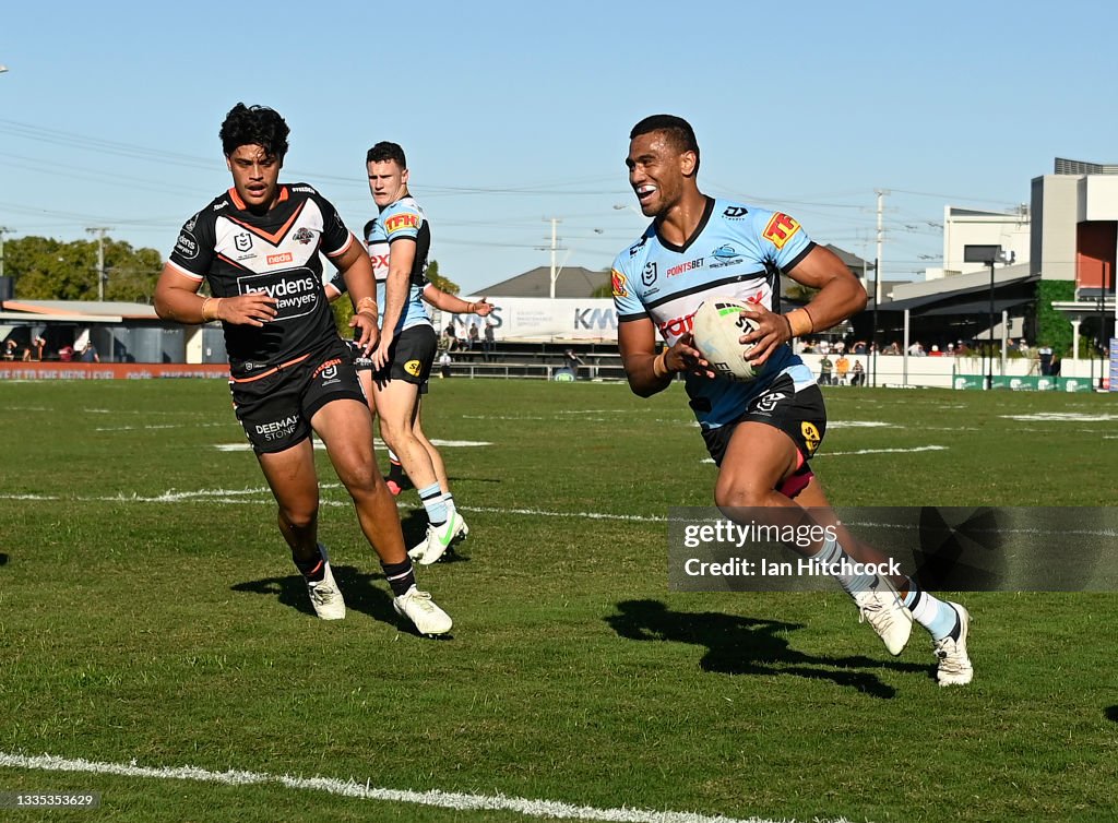NRL Rd 23 - Wests Tigers v Sharks