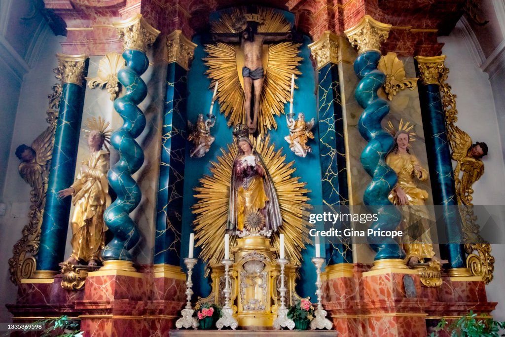 St. Peter und Paul Church in Mittenwald, Germany.