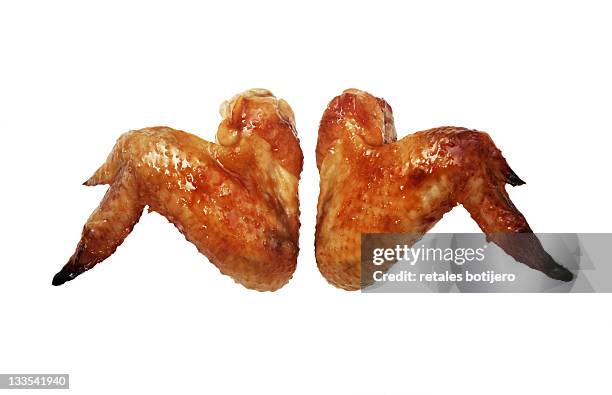 chicken wings - asa de frango imagens e fotografias de stock