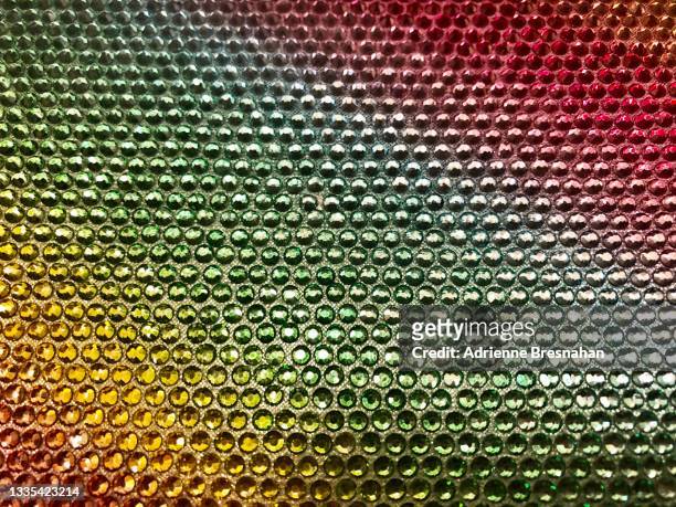 rainbow of rhinestones - rhinestone stockfoto's en -beelden