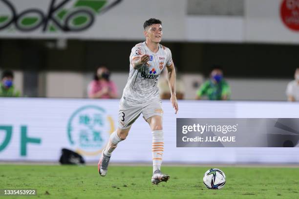 Of Shimizu S-Pulse in action during the J.League Meiji Yasuda J1 match between Shonan Bellmare and Shimizu S-Pulse at the Lemon Gas Stadium Hiratsuka...