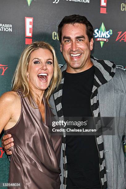 Tiffany Riggle and actor Rob Riggle arrive at Variety's Power of Comedy presented by The Sims 3 benefiting The Noreen Fraser Foundation at Hollywood...