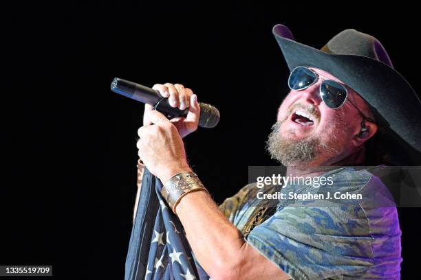 Colt Ford performs during the Kentucky State Fair on August 21, 2021 in Louisville, Kentucky.