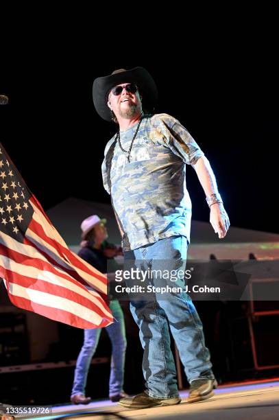 Colt Ford performs during the Kentucky State Fair on August 21, 2021 in Louisville, Kentucky.