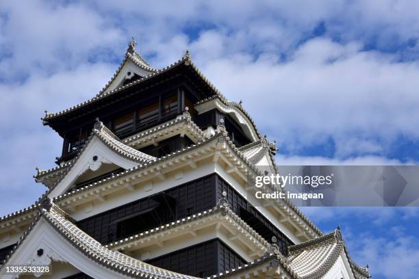 kumamoto castle - kumamoto prefecture stock pictures, royalty-free photos & images