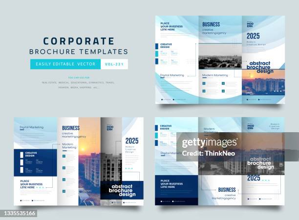 city background business book cover design vorlagenset - brochures stock-grafiken, -clipart, -cartoons und -symbole