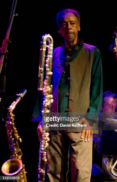 Henry Threadgill performs on stage at the Queen Elizabeth Hall during the London Jazz Festival on November 19, 2011 in London, United Kingdom.