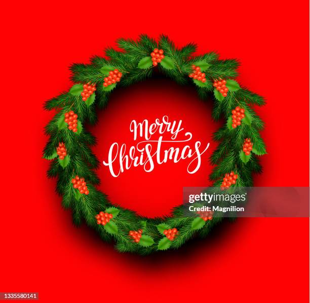 christmas wreath - christmas wreath transparent stock illustrations