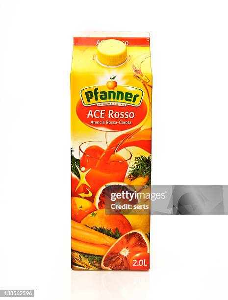 pfanner fruit juice - blood orange isolated stock pictures, royalty-free photos & images
