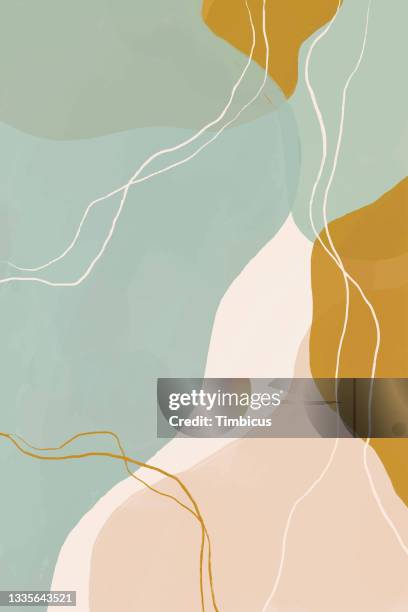 artistic painted background in abstract form - pastel drawing stock illustrations