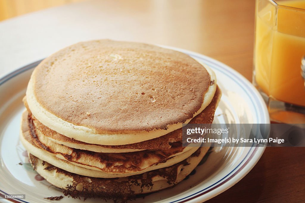 Plain pancakes