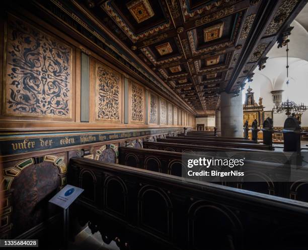 kronborg castle church, helsingør, denmark - kronborg castle stock pictures, royalty-free photos & images