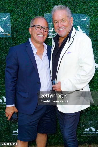 Gregg Kaminsky and Daniel McDonald attend Southampton Animal Shelter Foundation Celebrates 12th Annual Unconditional Love Gala on August 21, 2021 in...