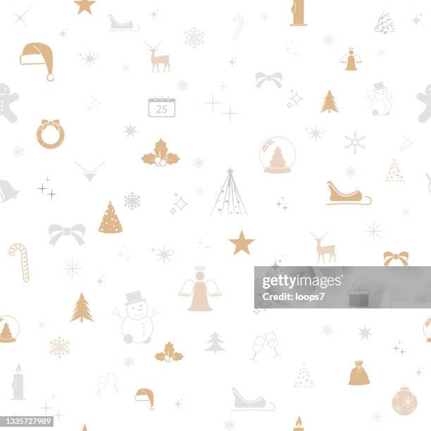 christmas seamless pattern - pixel perfect - matching socks stock illustrations