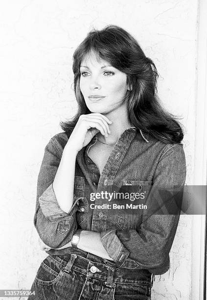 Actress Jaclyn Smith, stars in Nightkill, a 1980 West German-American crime horror thriller film, Los Angeles, California, US, 1980.