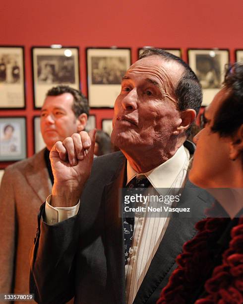 Kenneth Anger views his work at MOCA Members' Opening For Naked Hollywood: Weegee In Los Angeles And Kenneth Anger: ICONS at MOCA Grand Avenue on...