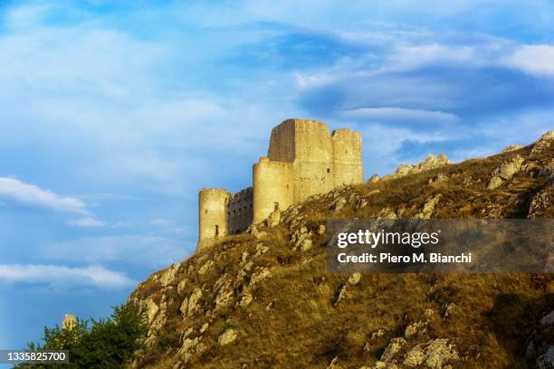 rocca calascio - rocca calascio stock pictures, royalty-free photos & images