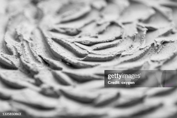 stone abstract ceramic clay macro texture background,  pattern abstract wave  wallpaper texture - clay photos et images de collection