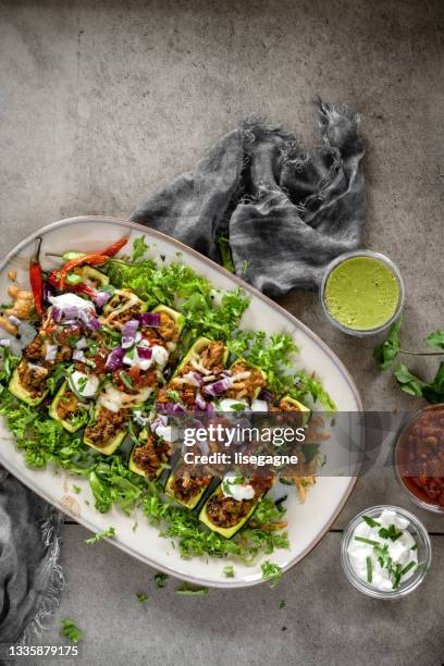 diverse keto dishes - sour cream stock pictures, royalty-free photos & images