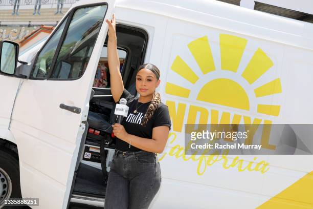 In this image released on August 23rd, 2021– Afro-Latinx actress/writer & Netflix’s ‘Gentefied’ star Julissa Calderon goes behind the scenes with the...
