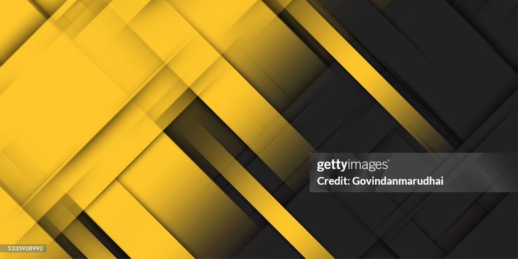 Yellow And Black Unusual Background With Subtle Rays Of Light High-Res  Vector Graphic - Getty Images