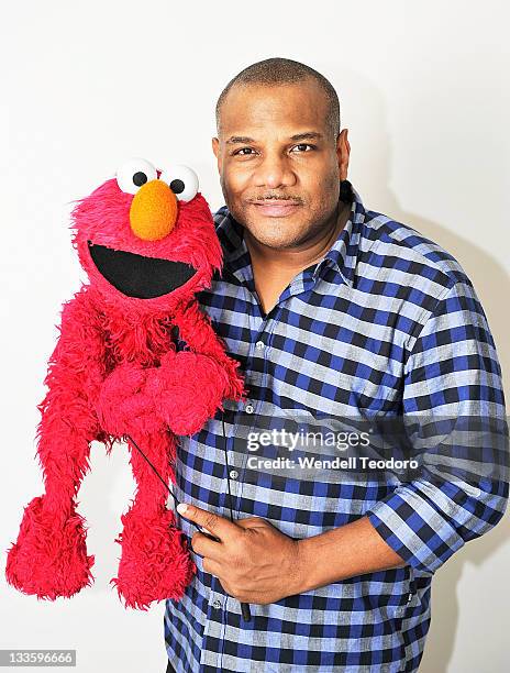 Puppeteer and creator of Elmo, Kevin Clash visits the Apple Store Upper West Side on November 20, 2011 in New York City.