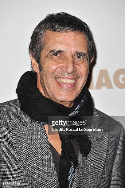 Julien Clerc attends "Carnage Paris premiere at Cinema Gaumont Marignan on November 20, 2011 in Paris, France.
