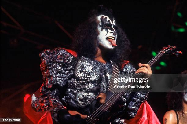 Gene Simms American musician Gene Simmons of the group Kiss performs at the ...