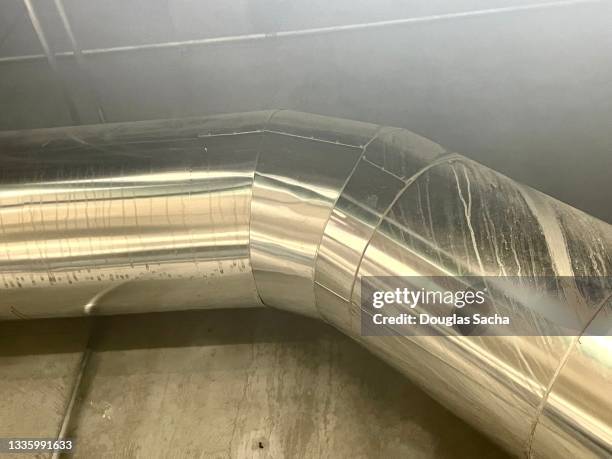 circular heating and cooling duct - heating duct stock pictures, royalty-free photos & images