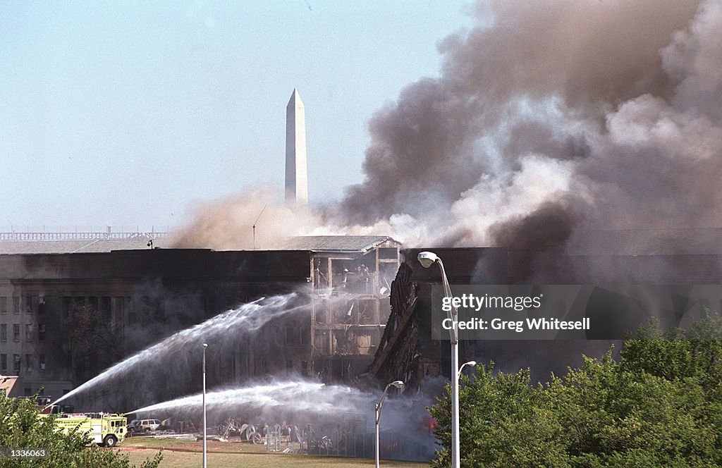 Hijacked Jet Crashes into Pentagon