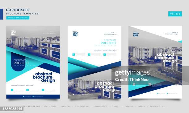 set of business flyer, template with abstract geometric square shapes. - roll up stock illustrations