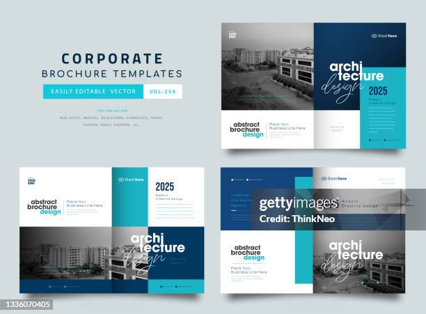 set of corporate flyer design template stock illustration newsletter, brochure, template, design, flyer - leaflet - corporate invitation stock illustrations