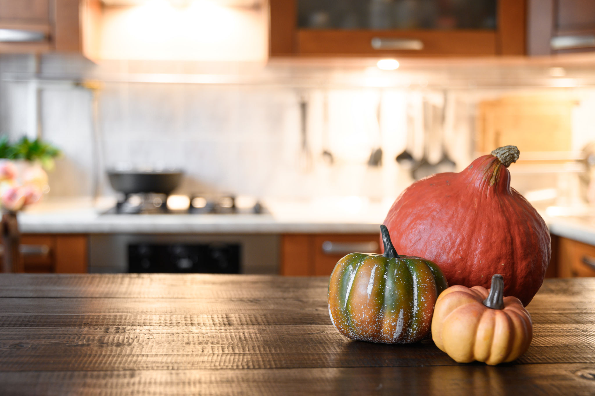 autumn kitchen preparation