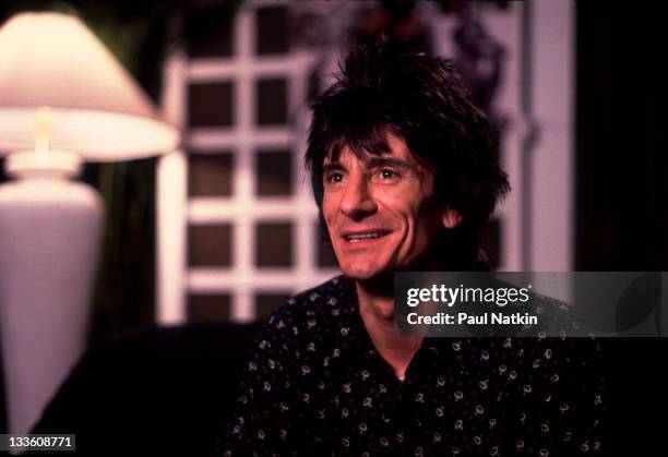 Promotional portrait of British musician Bill Wyman of the Rolling Stones in support of the band's 'Steel Wheels' tour, late 1989.