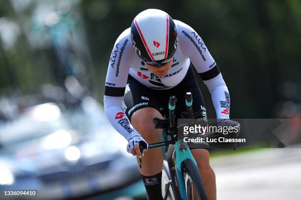 Georgia Williams of New Zealand and Team BikeExchange during the 23rd Simac Ladies Tour 2021, Prologue a 2,4km Individual Time Trial stage from Ede...