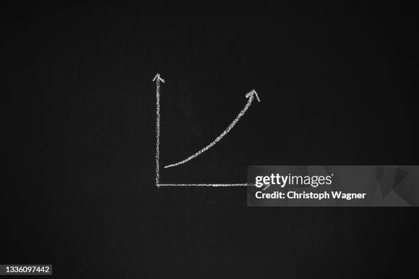 kreide tafel - diagramm - diagramm fotografías e imágenes de stock