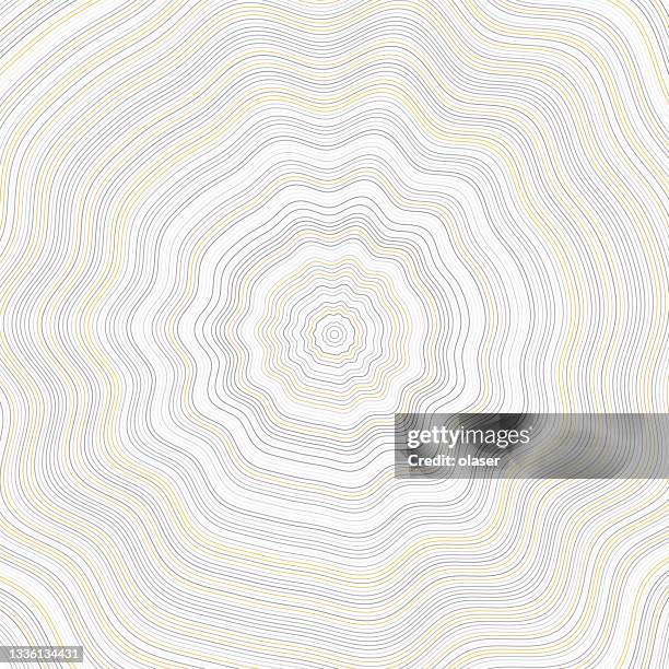tree rings, trunk cross section - tree rings stock illustrations
