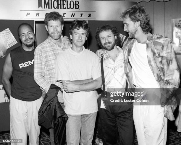 American drummer Chester Thompson, English musician, songwriter and film composer Tony Banks and English guitarist, bassist, songwriter, and singer...