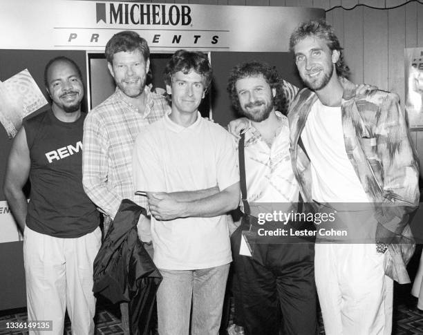 American drummer Chester Thompson, English musician, songwriter and film composer Tony Banks and English guitarist, bassist, songwriter, and singer...