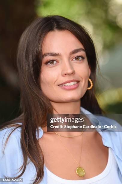 Emma Mackey attends the 14th Angouleme French-Speaking Film Festival - Day One on August 24, 2021 in Angouleme, France.