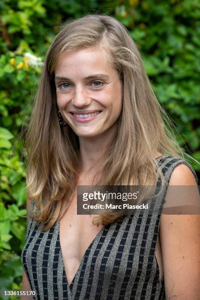 Actress Noemie Schmidt attends the Jury photocall during the 14th Angouleme French-Speaking Film Festival on August 24, 2021 in Angouleme, France.
