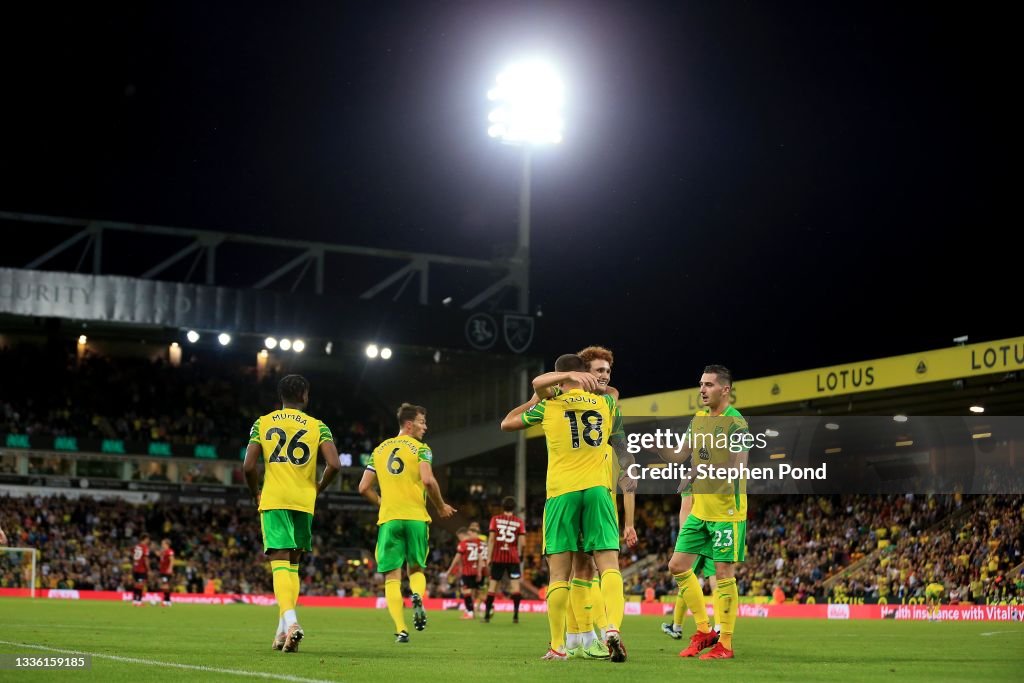 Norwich City v AFC Bournemouth - Carabao Cup Second Round