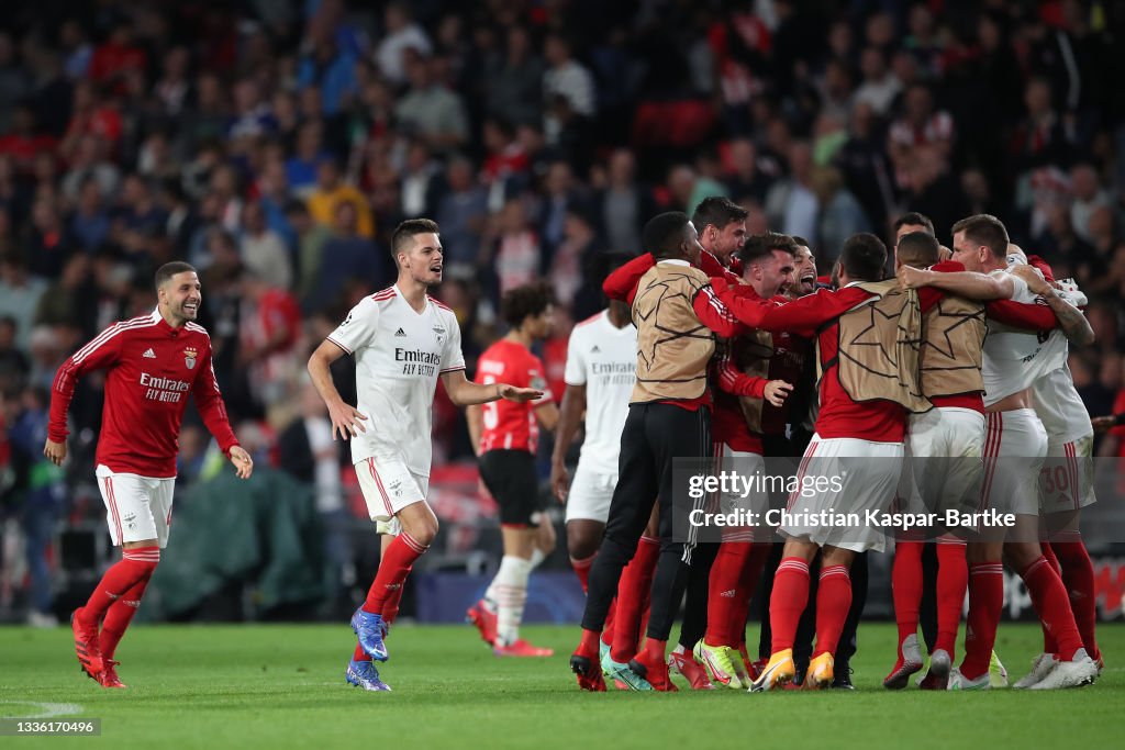 PSV Eindhoven v SL Benfica - UEFA Champions League: Play-Offs Leg Two