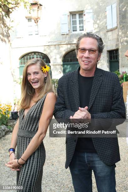 Members of the Jury : Noemie Schmidt and Reda Kateb attend the Jury photocall during the 14th Angouleme French-Speaking Film Festival - Day One on...