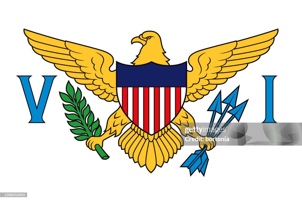 Virgin Islands of the United States Caribbean Flag