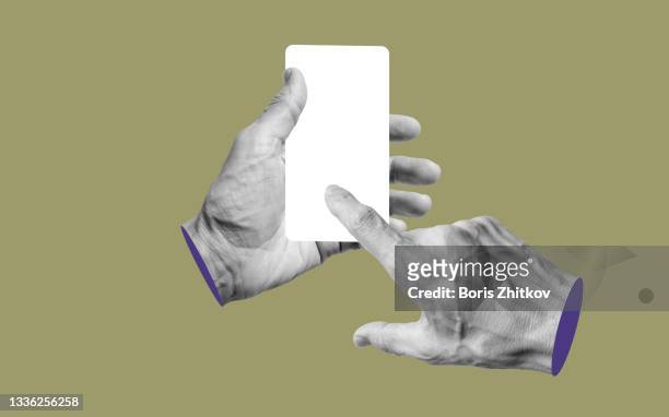 using smartphone. - illustration technique stock pictures, royalty-free photos & images