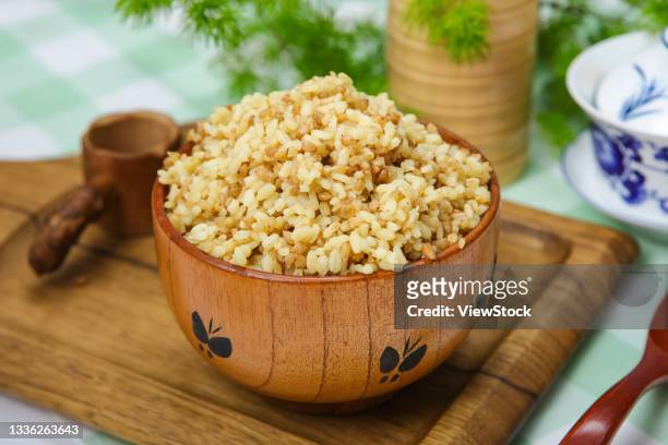 buckwheat rice - tartary buckwheat stock pictures, royalty-free photos & images