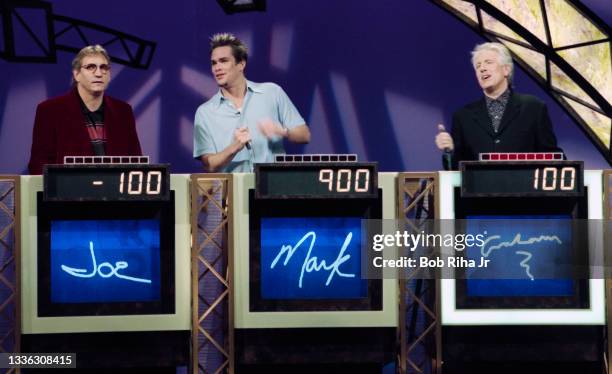 Rock 'n Roll Jeopardy segment with special musical guests: Joe Walsh, Graham Nash and Mark McGrath during filming with host Jeff Probst, June 10,...